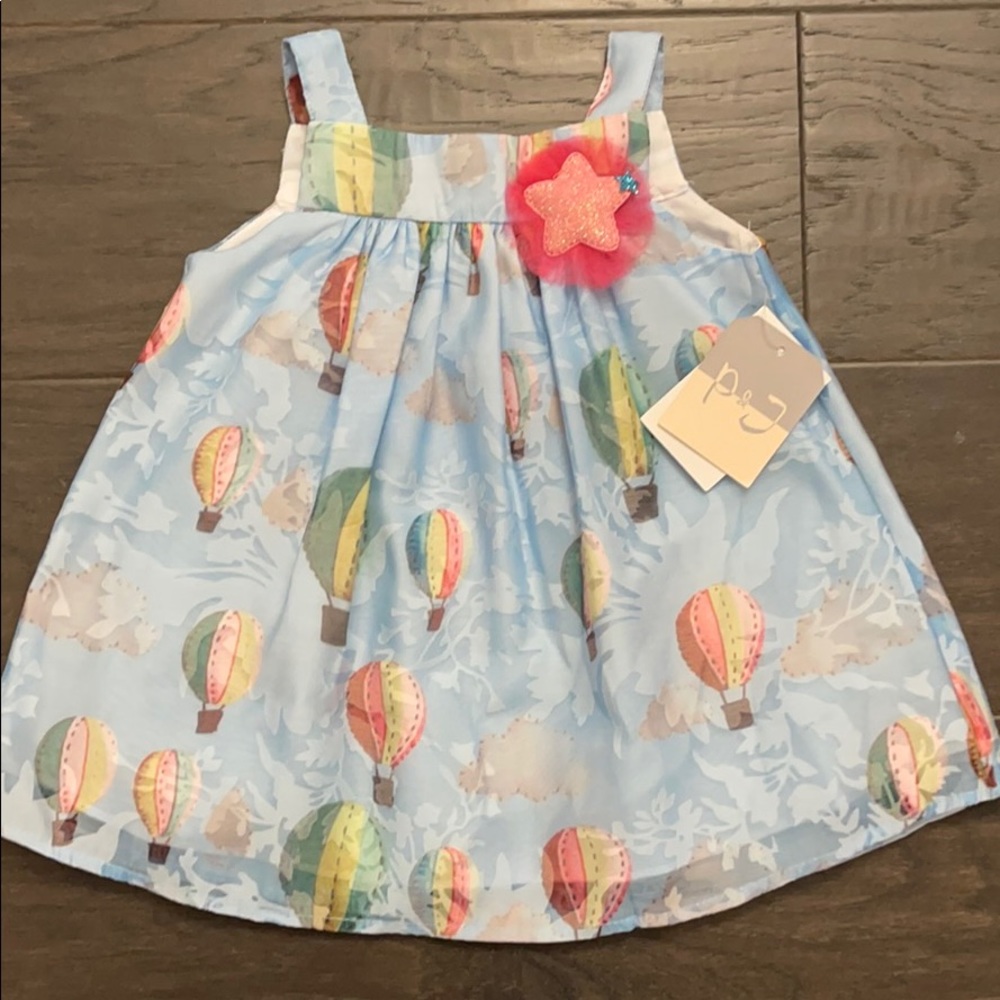 🎉Host Pick🎉 Pippa & Julie hot air Balloon blue  Dress 12 months